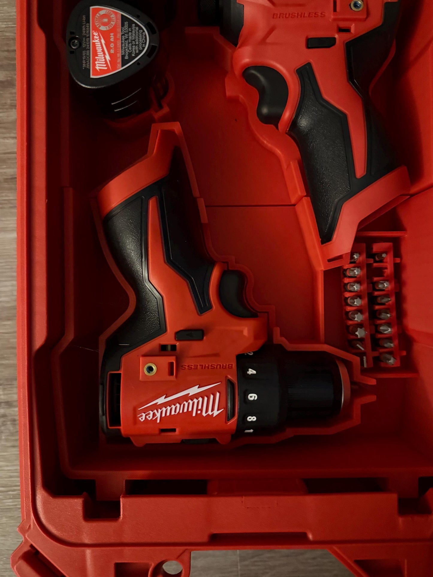 Milwaukee Packout 48228435 M12 SubCompact 3494-22 Brushless insert only USA designed and manufactured!