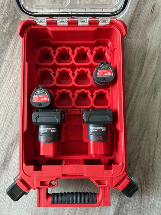 Milwaukee Packout M12 Battery Insert for 12 standard and 4 xc! Insert only