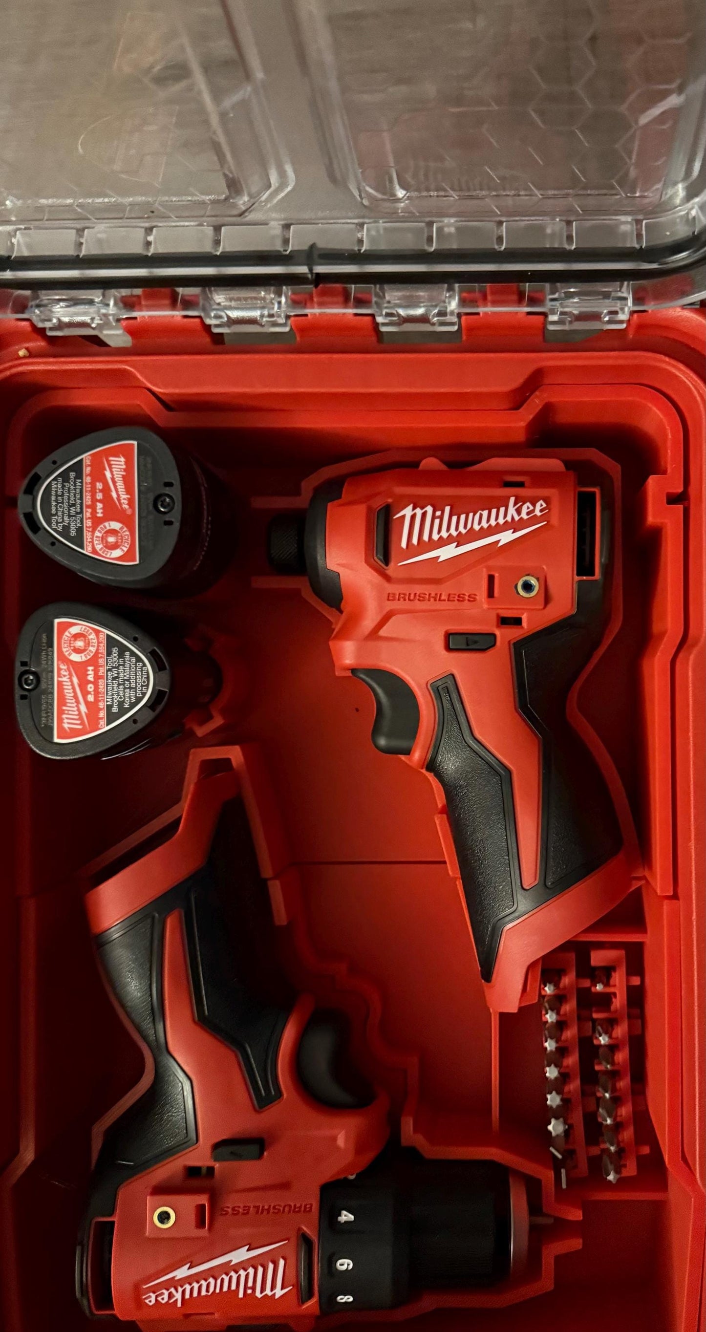 Milwaukee Packout 48228435 M12 SubCompact 3494-22 Brushless insert only USA designed and manufactured!