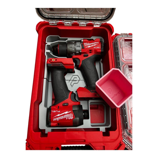 Milwaukee Packout M18 Fuel Drill Driver combo 2953-20 and 2904-20 insert no tools included