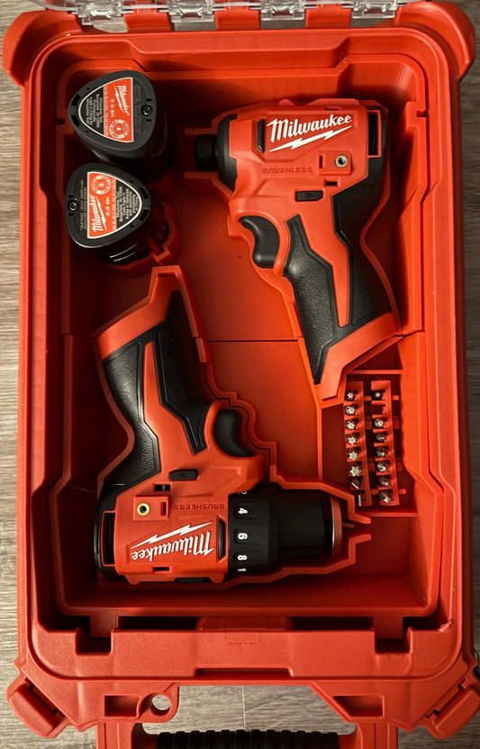 Milwaukee Packout 48228435 M12 SubCompact 3494-22 Brushless insert only USA designed and manufactured!