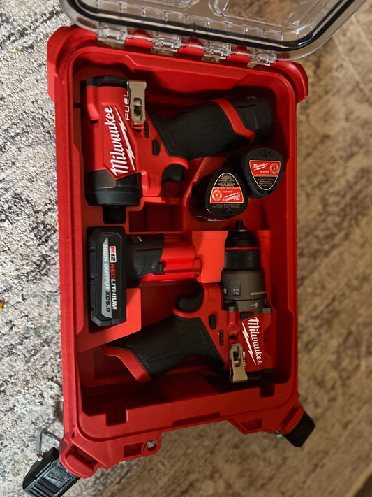 Milwaukee Packout M12 Fuel Drill Driver combo insert 3404-20 and 3453-20 compatible