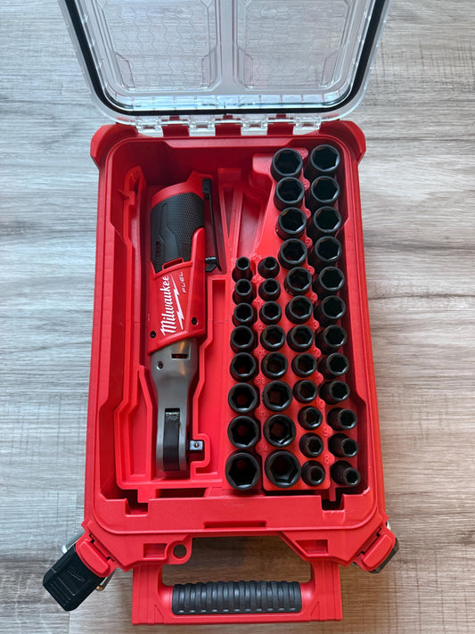 Milwaukee Packout M12 Fuel 3/8” Ratchet  insert only  USA designed and manufactured! Designed for 2557-20. Insert only
